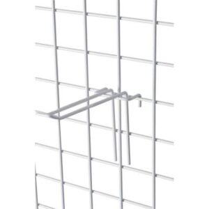 BROCHE DOUBLE FIL - L20CM - BLANC - POUR GRILLE