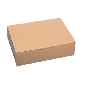 BOITE EXPÉDITION SIMPLE CANNELURE BRUNE 31X21