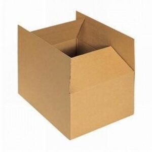 CAISSE EXPÉDITION SIMPLE CANNELURE 42X33X21CM - PAR 10