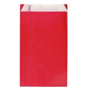 POCHETTE SOUFFLET KRAFT ROUGE 24X6.5X41CM - PAR 250
