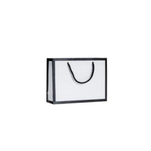 SAC-LUXE-PELLICULe-BLANC-LISIeRE-NOIR-L24XP8XH18CM-PAR-1-1