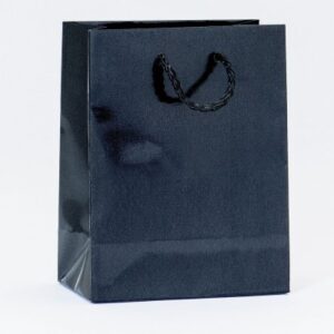 SAC LUXE PELLICULÉ NOIR L11XP6XH14CM - PAR 12