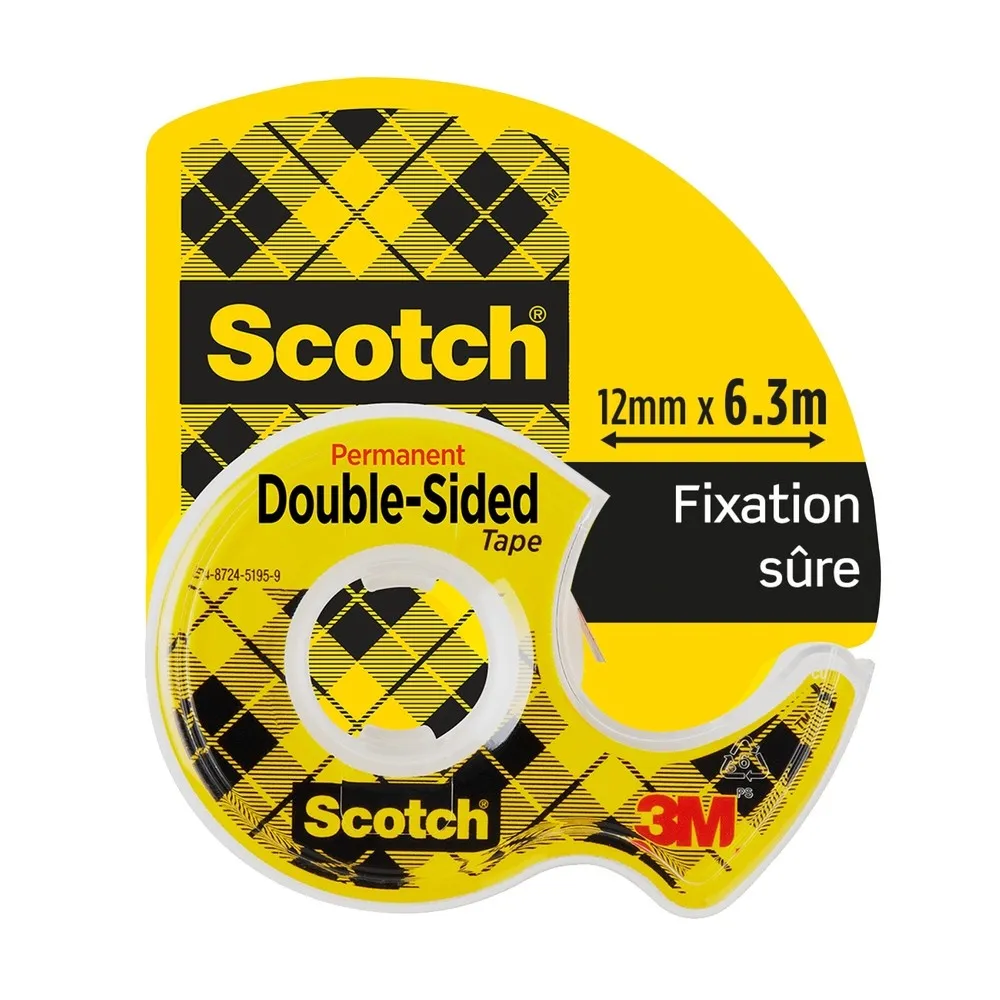 ADHÉSIF SCOTCH DOUBLE FACE 6
